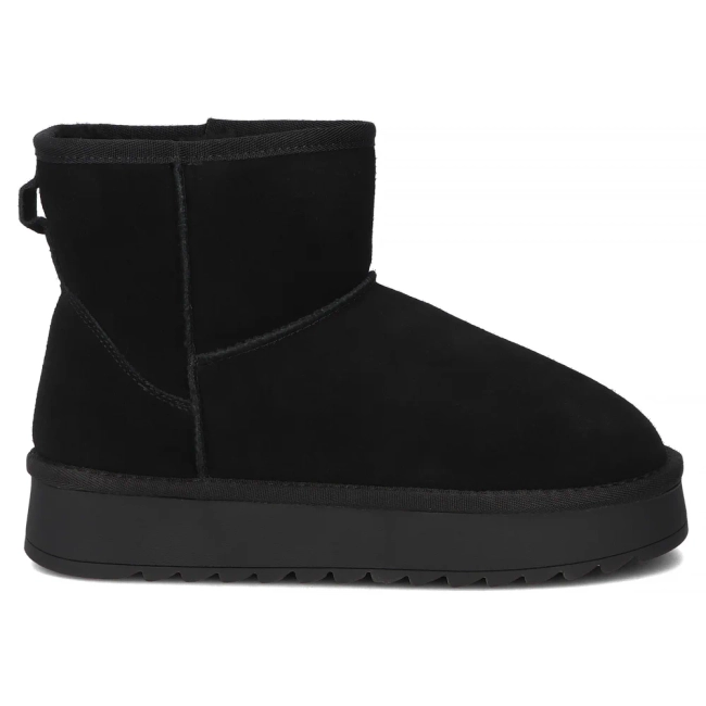 Leather snow boots Filippo DBT7329/25 BK black