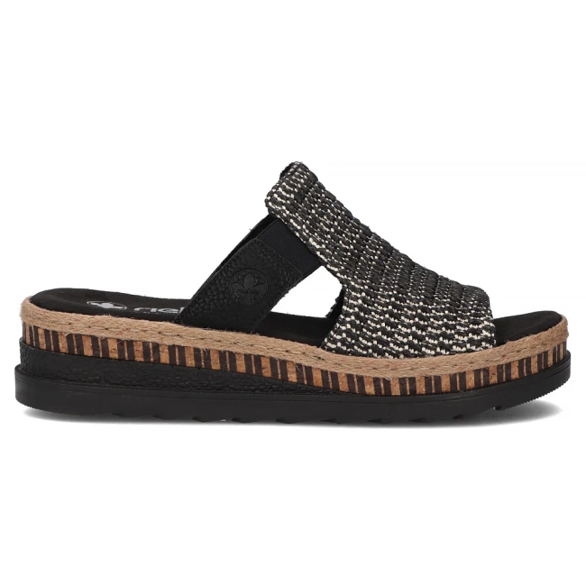 Flip-flops Rieker V7953-00 black