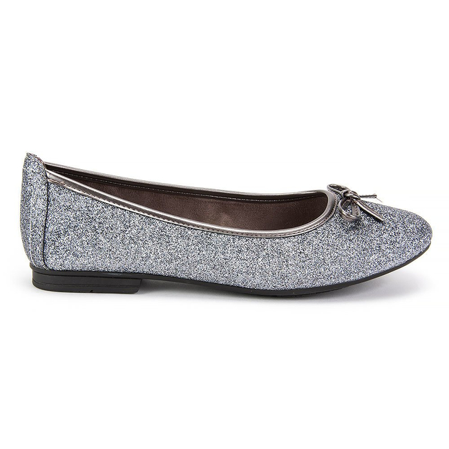 Ballerinas Jana Soft Line 8-22163-20 942 Silver Glamour
