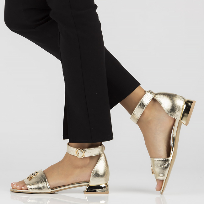 Leather sandals Filippo 291 gold