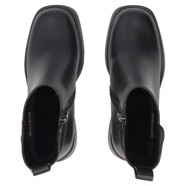 Leather ankle boots Filippo DBT8158/26 BK black