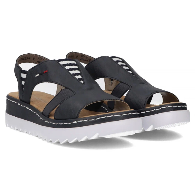 Sandały Rieker V44Y5-14 niebieskie