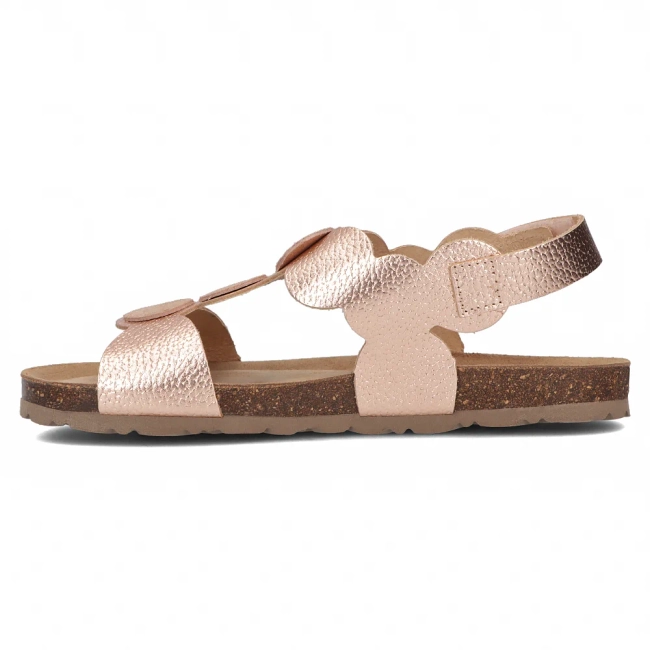 Leather sandals Yokono VILLA-088 PER SALMON/PARDO pink