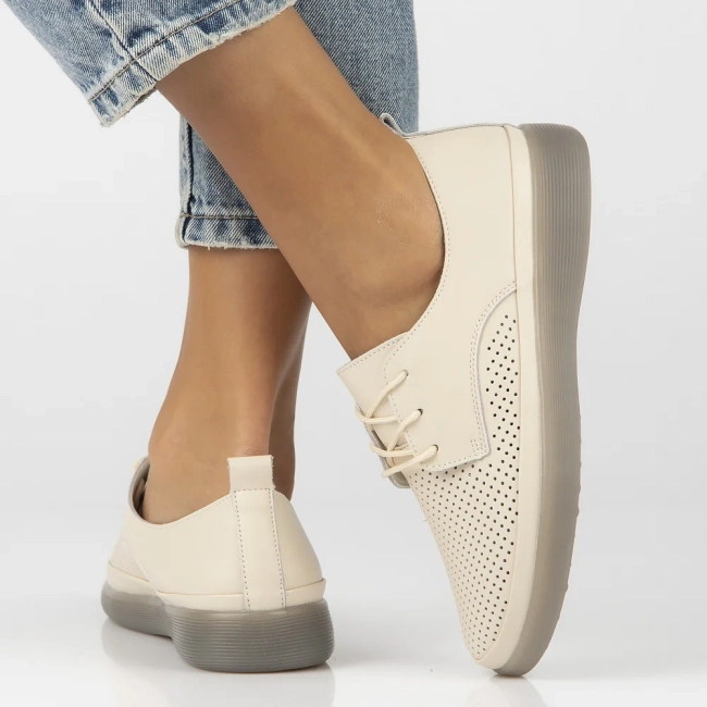 Leather shoes Filippo DP6788/25 BE beige