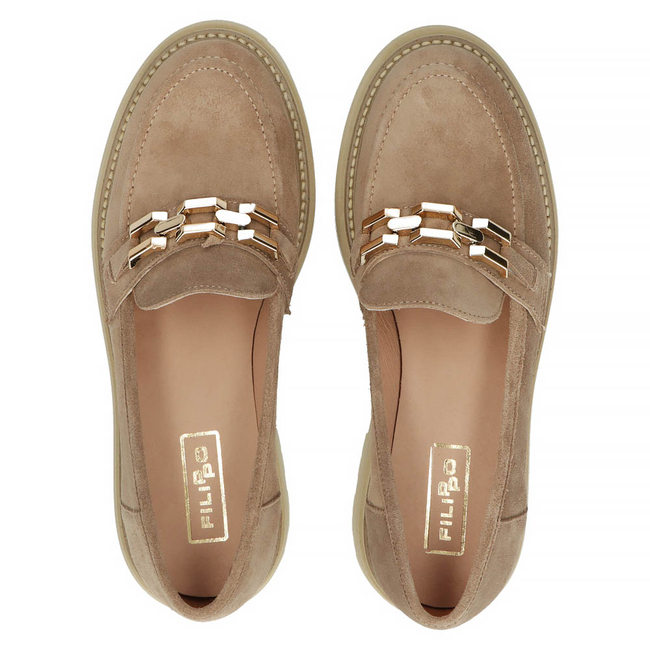 Leather shoes Filippo 1366 brown