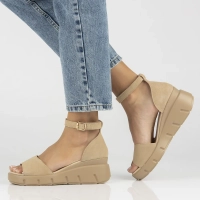 Leather sandals Filippo DS4455/24 BE beige