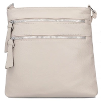 Messenger bag dark beige classic