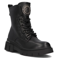 Leather ankle boots Filippo DBT6521/24 BK black