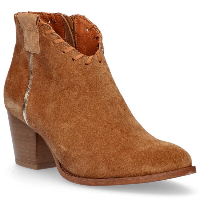 Botki Filippo 1516 Camel Welur