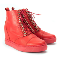 Sneakersy EKSBUT 67-4390-G71-1G czerwone