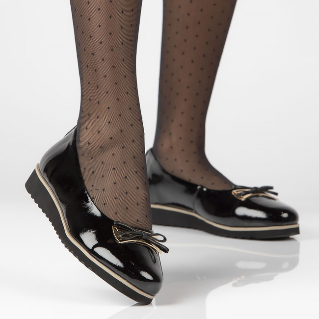 Leather shoes Filippo DP4133/22 BK black