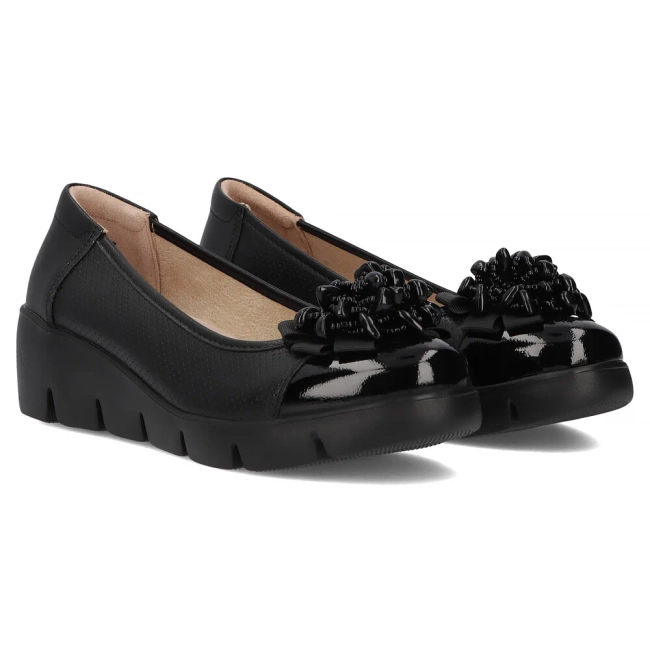 Leather shoes Filippo DP6783/25 BK black
