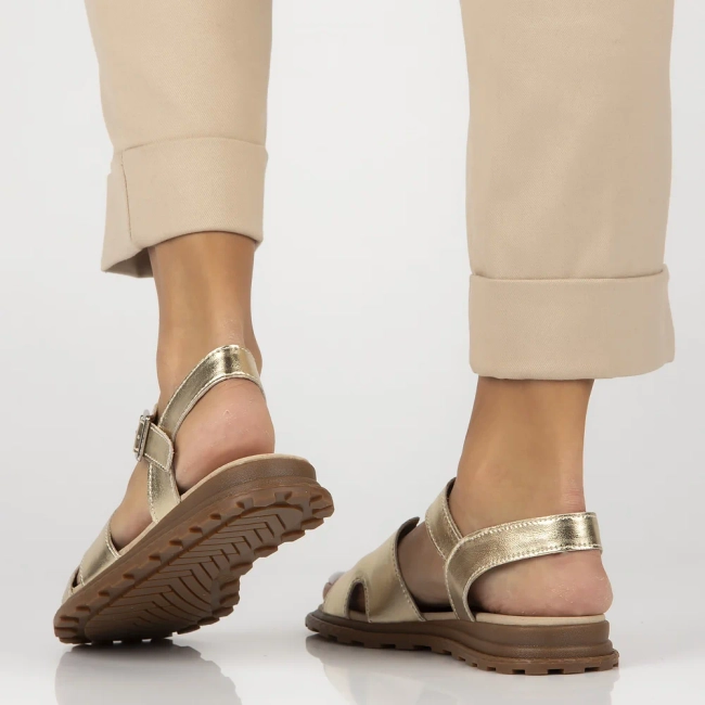 Leather sandals Filippo DS7031/25 GO gold