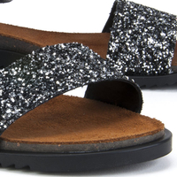 Sandals Filippo 1368 Black Sequins Nero