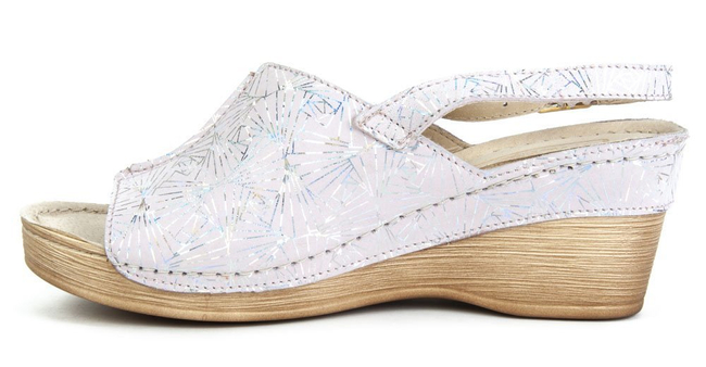 Skórzane Sandały Filippo 2216-160-01-1 Szare