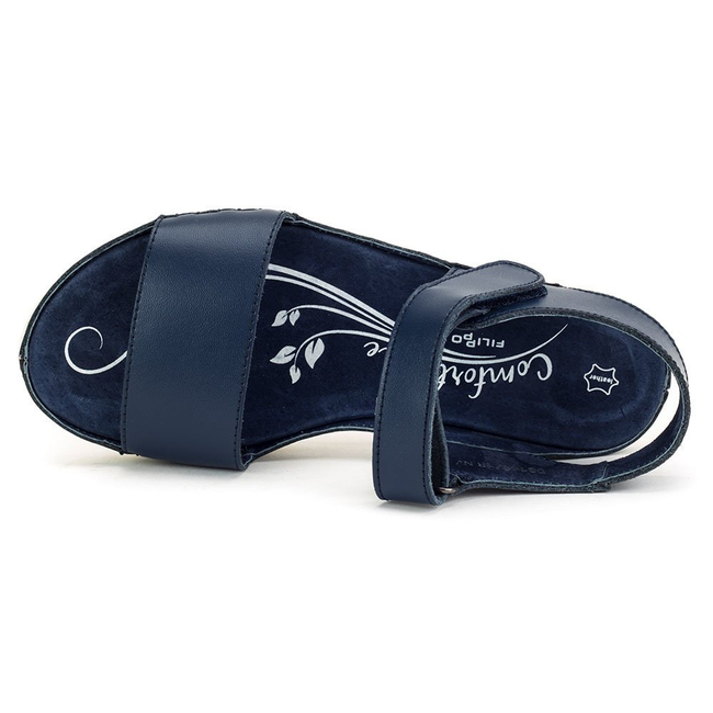 Sandals Filippo DS149/18 NV navy blue
