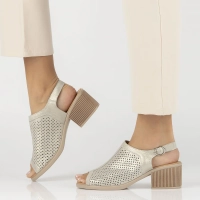 Leather sandals Filippo DS4475/25 GO gold