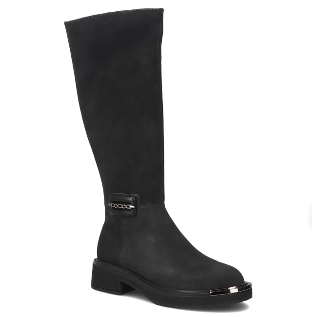 Leather boots Filippo DKZ7234/25 GF grey