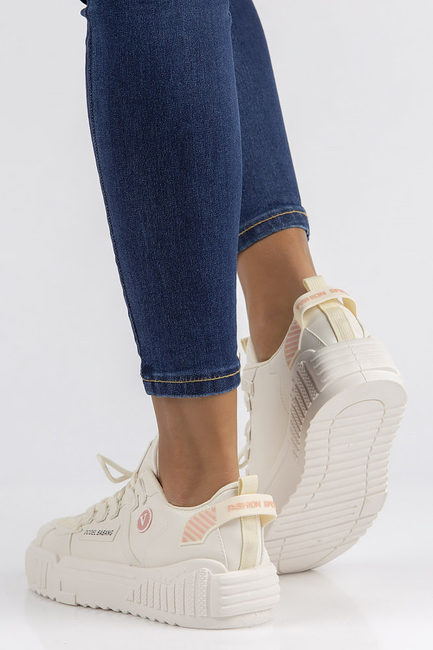 Sneakersy Filippo LA198P BE beżowe