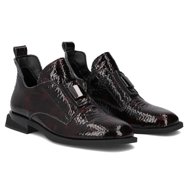 Leather ankle boots Filippo DBT6493/25 BR brown