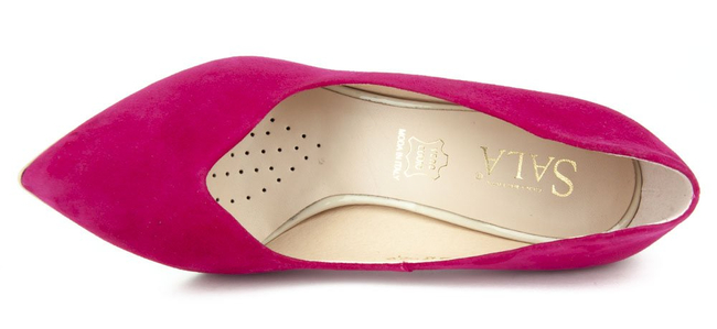 Pumps Hall 9174/1311 fuchsia velor