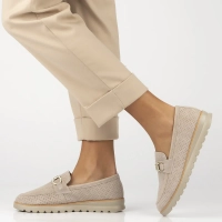 Leather shoes Filippo DP6851/25 BE beige