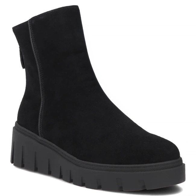 Leather ankle boots Filippo DBT8313/26 BK black