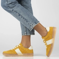 Leather sneakers Filippo DP6770/25 YL yellow