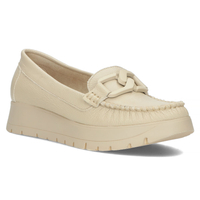 Leather loafers Filippo 10141 beige
