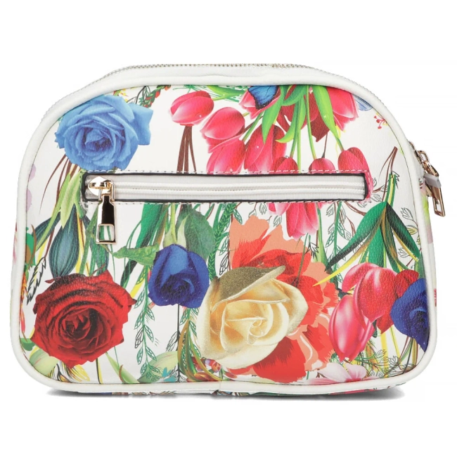 Biała torebka listonoszka garden beauty