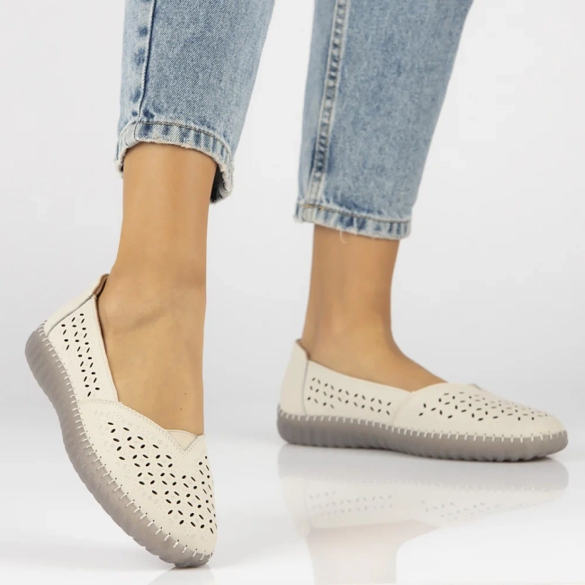 Leather shoes Filippo DP6065/24 BE beige