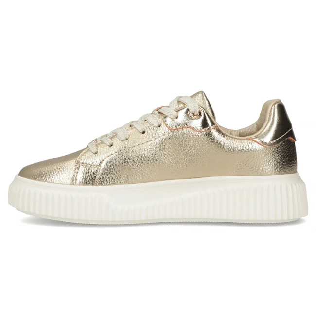 Leather sneakers Filippo DP6729/25 GO gold