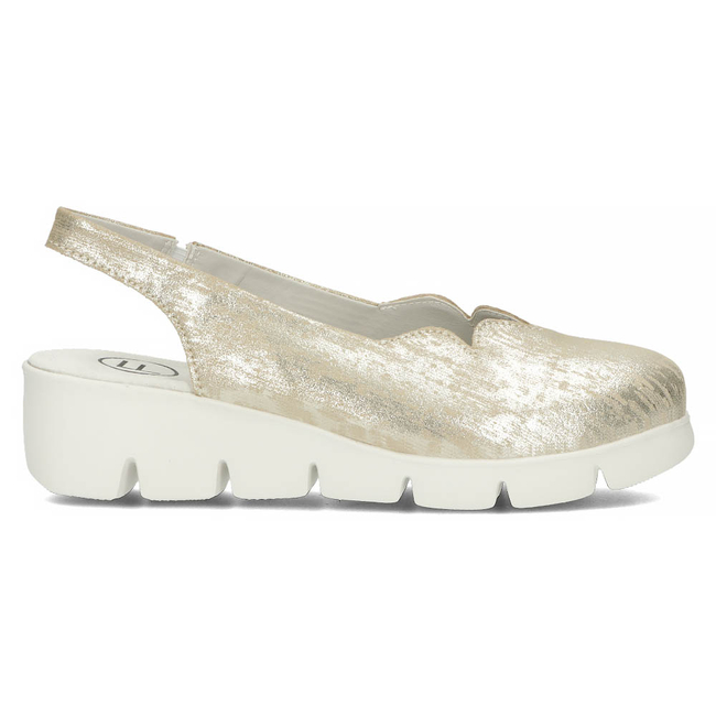 Leather shoes DP4558/23 GO gold