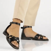 Leather sandals Filippo 40378 black