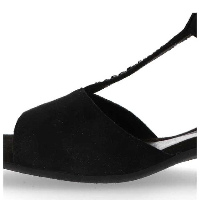 Sandały Jana 8-28253-24 019 Black Suede