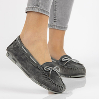 Leather loafers Filippo DP1203/20 GR gray