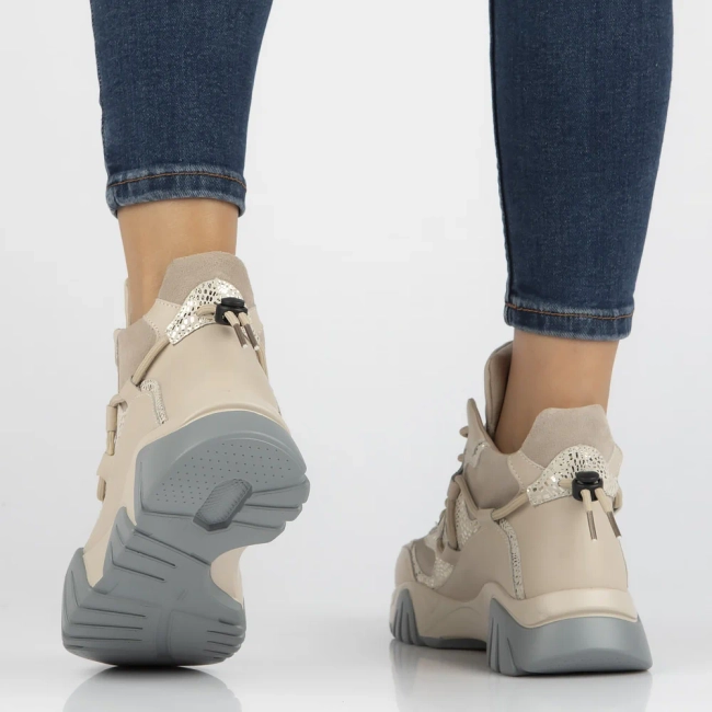 Leather ankle boots Filippo DBT6367/24 BE beige