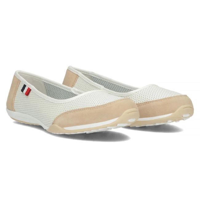 Leather shoes Filippo DP142/24 WH BE white beige