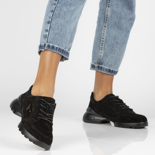 Leather shoes Filippo DP4181/22 BK black