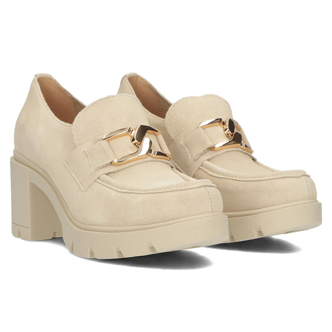 Leather shoes Filippo 20097 beige