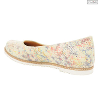 Ballerinas MACIEJKA 02467-04/00-5 white squares 8022793