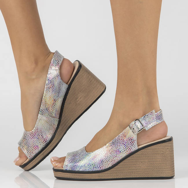 Leather sandals Filippo DS4508/23 MLT multicolor