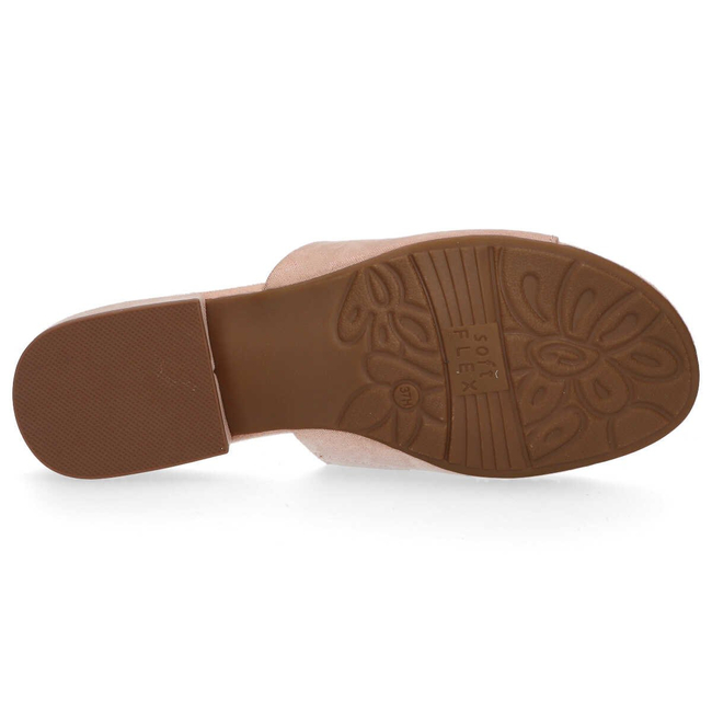 Slippers Jana 8-27260-24 596 Rose Gold Struct