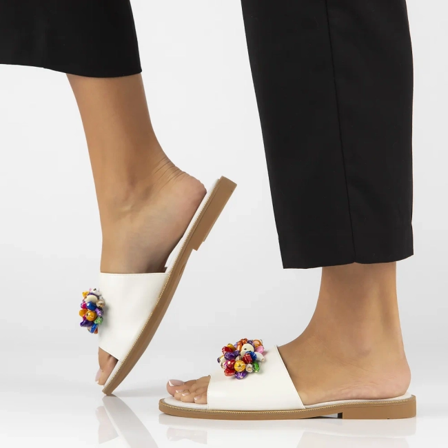 Slippers Filippo DK6233/25 WH white