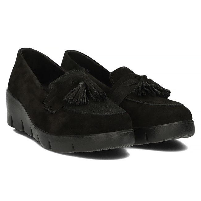 Leather shoes Filippo DP3162/22 BK SU black