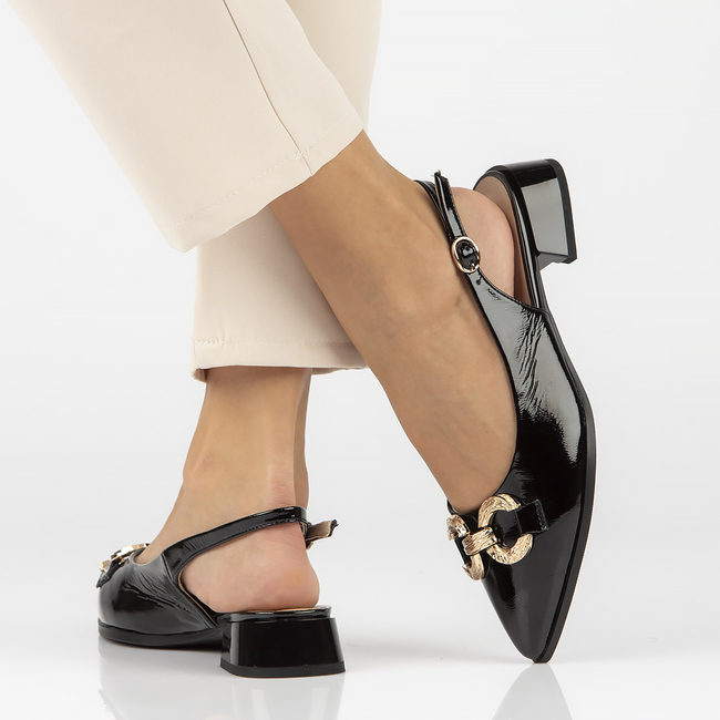 Leather shoes Filippo DP3745/22 BK black