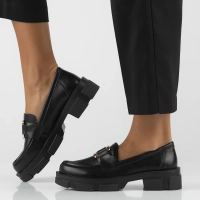 Leather shoes Filippo DP6099/24 BK black