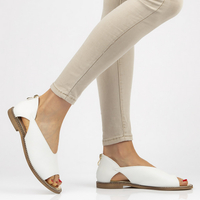 Leather sandals Filippo 178 white