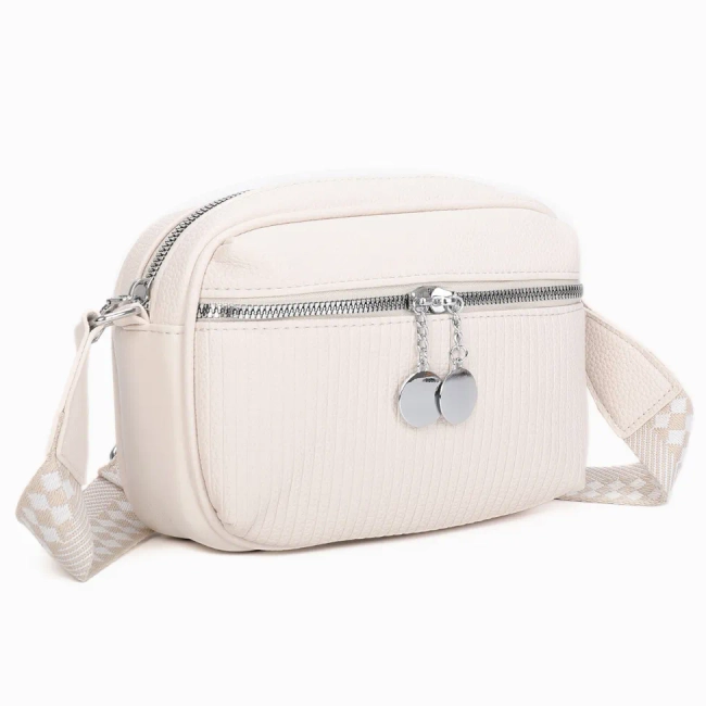 Beige shoulderbag urban charm