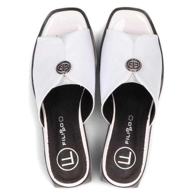 Slippers Filippo DK2351/21 Wh white